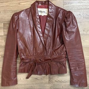 Wilsons Leather | Vintage Burgundy Leather Jacket
